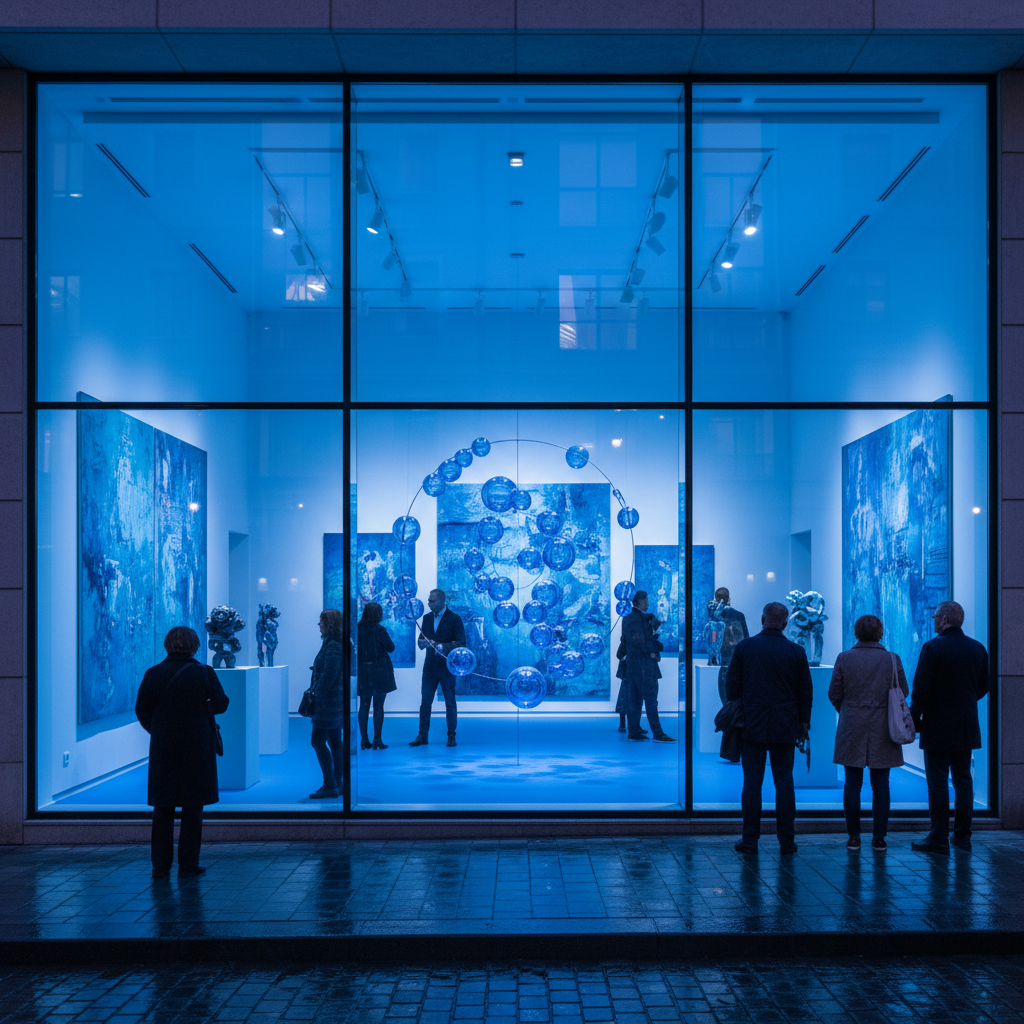 Noua Galerie Jecza și Olaru își deschide porțile cu expoziția „Blue Eyes Don't Lie”