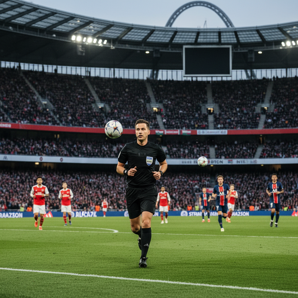 Un German la Centrul Finalei UCL: Daniel Siebert Arbitrează Arsenal - PSG la Budapesta