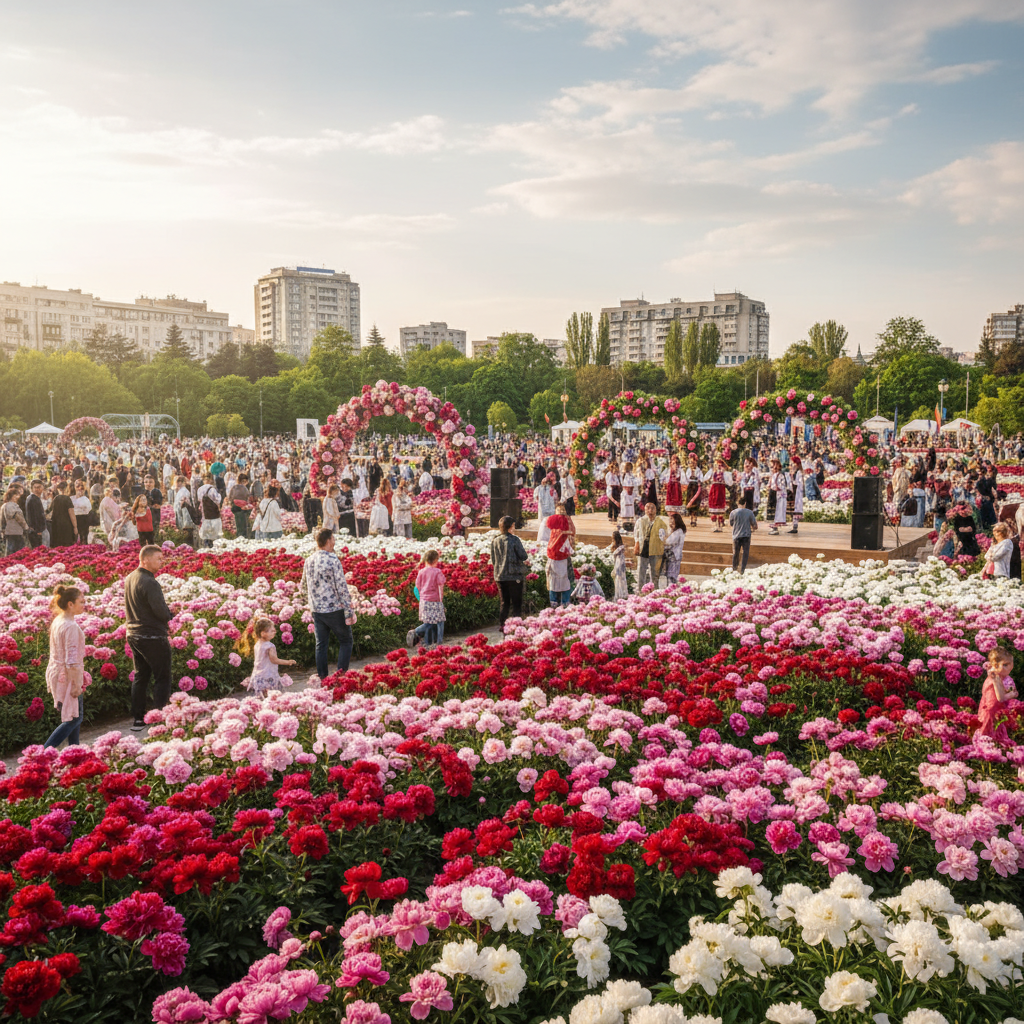 Bucureștiul Înflorește: Ziua Bujorului Celebrează Comunitatea și Natura în Sectorul 2